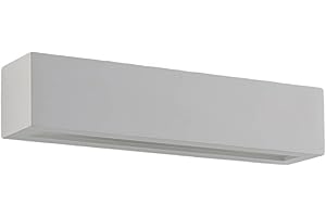 LAMPENWELT LED Wall Light 'Tjada' dimmable (Modern) in White Made of Plaster/Clay for e.g. Living Room & Dining Room (2 Light Sources, G9) from Lindby | Wall Lighting, Wall lamp