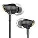 Produktbild Kopfhörer mit Mikrofon und Fernbedienung ROCK Zircon Stereo Piston Geräuschunterdrückung Headsets in Ohr Ohrhörer für iPhones, Android Smartphones mit 3,5 mm Audio-Buchse(schwarz)