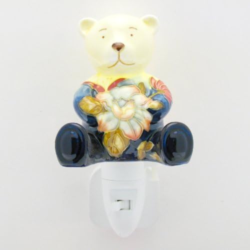 Old Tupton Ware - Floral Bouquet Design Teddy Bear Night Light . FREE UK Delivery