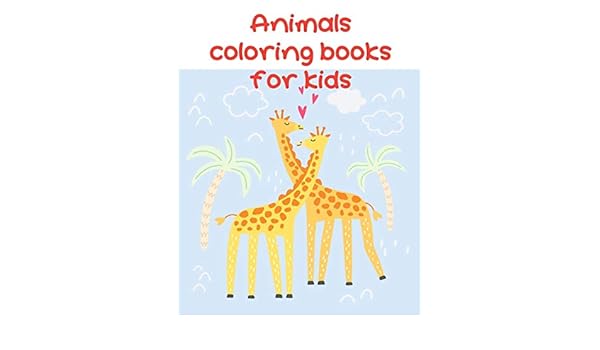 Buy Animals Coloring Books For Kids Cute Chirstmas Animals