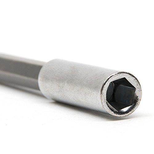 Fortag 3 tlg 1/4″ Sechskanntschaft Magnetische Magnetischer Satz Screwdriver Bithalter Quick Change Verlängerung Halter für Elektrowerkzeuge 75/100/150mm - 6