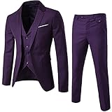 traje morado oscuro hombre Chaqueta * 1, * 1 pantalones, chaleco * 1