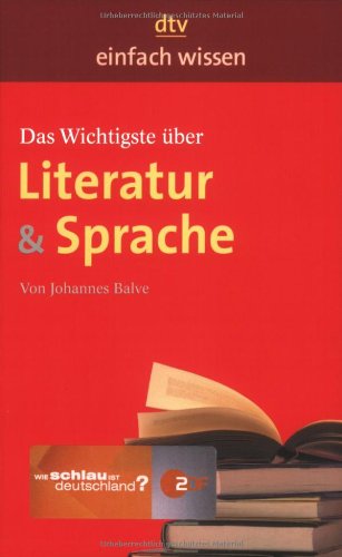 Preisvergleich Produktbild Das Wichtigste über Literatur & Sprache