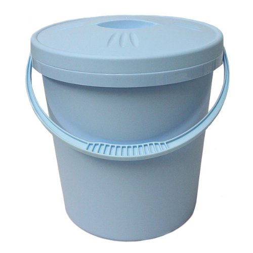 Junior Joy Nappy Pail with Lid (Blue)