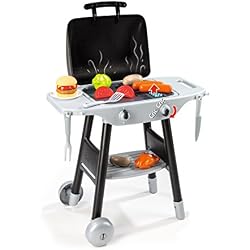 Smoby - 024497 - Jeu d'Imitation Cuisine - Barbecue Plancha - Accessoires Inclus