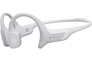 mojawa HaptiFit Terra Intelligente Knochenschall-Sportkopfhörer, Offenes Design, 32 GB MP3, IP68 Wasserdicht, Herzfrequenzüberwachung, Trainingsdatenerfassung – ideal zum Schwimmen, Laufen und mehr