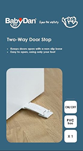 Baby Dan 2 Wege Türstopper: hält die Tür offen und funktioniert so als Fingerschutz/Einklemmschutz - 2