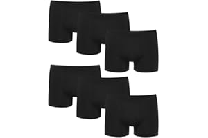 Channo Calzoncillos Boxer de Licra sin Costuras, Colores Sólidos
