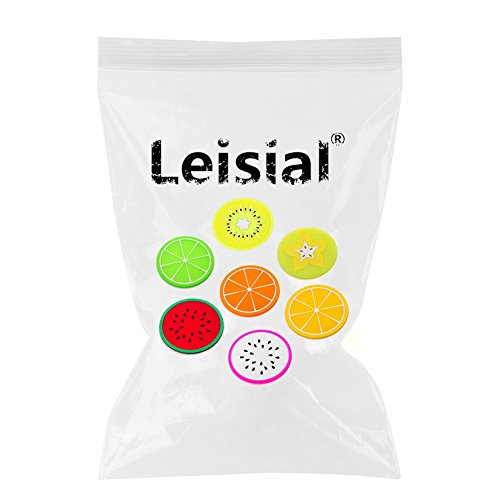 Zedtom 7per Silikon-Untersetzer Coaster – Früchte Stil – 3.5″ - 2