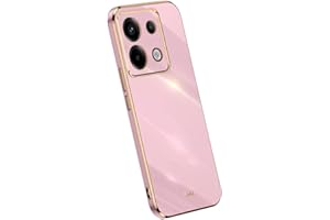 RankOne Funda para Teléfono es Adecuada para Redmi Note 13 Pro 5G / Poco X6 5G (6.67" Inches), Carcasa para Teléfono Móvil de Silicona con Marco de Galvanoplastia - Morado