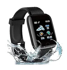 TechKing (7 Years Warranty) T-36 Touchscreen Smart Watch Blood Pressure Heart Rate SmartBand Bluetooth Smartwatch for All Boys & Girls for Women/Men
