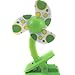 Produktbild Webest Klippart Minibatterie USB-Ventilator-Sommer kühle Krippe-Kinderwagenfan/tragbarer Ventilator verwendbar für Erwachsene Kinder (Green)