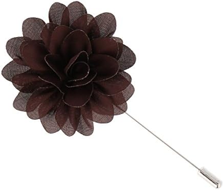 Mr Icone Lapel Pin Lapel Buttons Wedding Buttons with Flower Eggplant