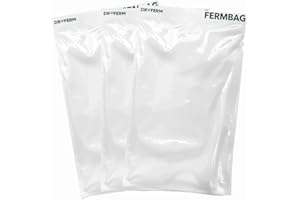 Dschinni DryFerm - Revolutionary Dry Bag Ripening & Drying Bag I Herb Drying All in One Solution, Active Ingredient Booster, Minimal Odour, Mildew Proof & Energy Saving I Set of 3 (25 cm x 40 cm)