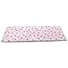 Produktbild QIAOJIE Yoga Mats Pink Love Print Crystal Velvet Yoga Mats Extra Long 71 Inch Luxury Eco Friendly Fitness Mat for All Types of Yoga, Pilates & Floor Exercises