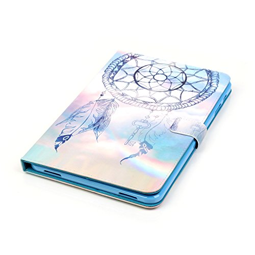 Voguecase® für Samsung Galaxy Tab A 10.1 (2016) T580N (10,1 Zoll) hülle, Kunstleder Tasche PU Schutzhülle Tasche Leder Brieftasche Hülle Case Cover (Campanula 06) + Gratis Universal Eingabestift - 5