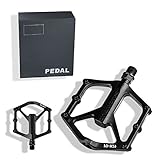PROMEND Pedali Flat MTB, Pedali Flat da Bici 9/16' Pedali Bicicletta Alluminio per City Bike/Bici Della Strada/Scatto Fisso Bicicletta/Mountain Bike