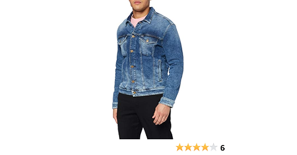 Tommy Jeans Men's Regular Trucker Jacket Brmbcf Jacket (Regular Trucker  Jckt Brmbcf) - Blue (Barton Mid Blue Comfort), size: s : Amazon.de: Clothing