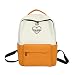 Produktbild Schulstudent-großer Rucksack-Buch-Taschen-Reise-Laptop-Rucksack für College-mittlerer hoher Student,   große Kapazität, Segeltuch-breathable Rucksack, Sport im Freien, gelb