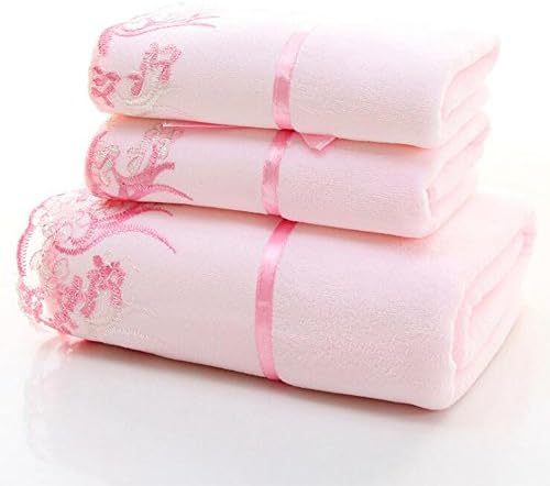 zoomlie Absorbent and Quick Dry Bath Towels Set Luxury Supersoft Cotton Towels By Allure Bath Fashions 70 X 140cm 580gsm (2x Hand Towels,2x Bath Towel)