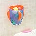 Lil' Jumbl Bath Toy Scoop, Holder & Organizer with Water Drain Cutouts - Purple