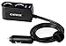 Price comparison product image Cateck USB Car Charger with 4.8A 2-Port and 2-Socket Cigarette Lighter Power Adapter