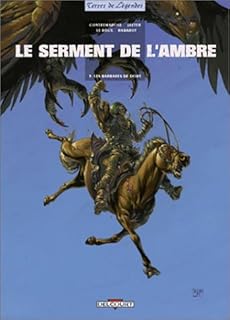 jaquette livre Le Serment de l'Ambre, tome 3 : Les Barbares de Deïre