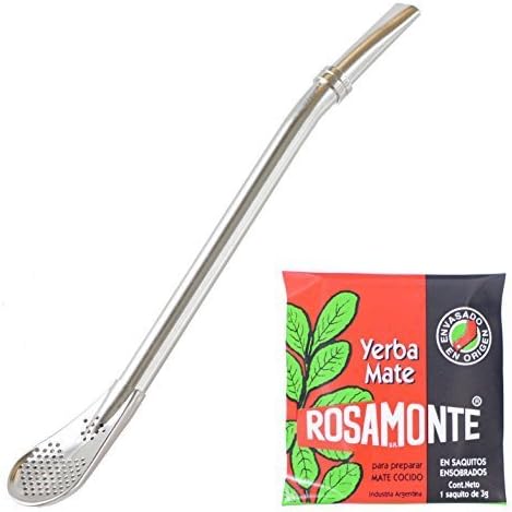 One HerbaFlow HerbaMax Stainless Steel Yerba Mate Bombilla Straw with Cruz De Malta sample by HerbaFlow