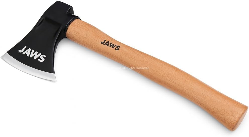 Eltos Jaws Kamp Baltası, 600 Gram, Dökme Çelik Baş, 35 Cm Kayın Sap, Isıl İşlemli, Elektrostatik Toz Boyalı, Normal Tutuş, Odun Kesme, Kamp, Bahçe, Av Kullanımı