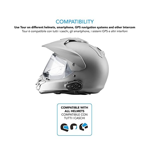 Cellularline INTERPHOTOURTP Intercomunicador bluetooth, set de 2 - Imagen 5