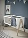 Mamas & Papas Juno Crib, White/Natural