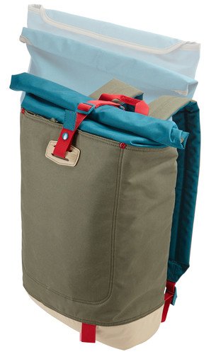 Case Logic LARI114HDN Larimer Rolltop Notebook Rucksack 35 6 cm  14 Zoll  mit Tablet-Fach Hudson