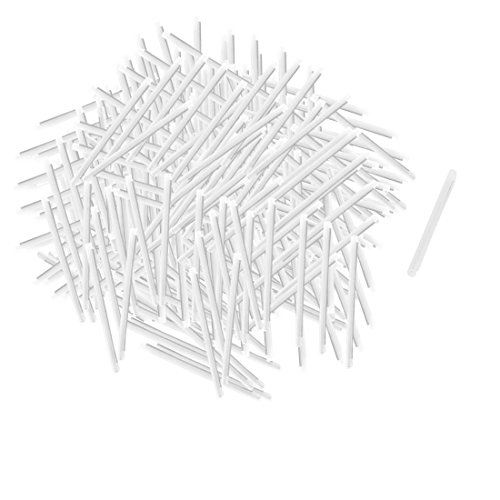 Preisvergleich Produktbild sourcingmap® 400 Stk Schutzhülle Glasfaser Spleißen Rohr Wärmeschrumpfende Heatpipe 5,5cm