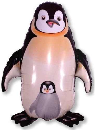 Black &amp; White Penguin 26" Foil Balloon
