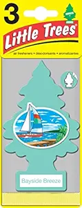 Little Trees Bayside Breeze Hanging Paper Car Air Freshener (Set of 3)