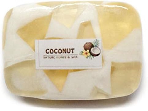 Beautiful Gentle Care Nature Handmade mini Soap - Coconut 30g for Bathroom Guest Gift Loofah Not Included