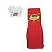 Mothers Day Gifts for Mom, Super Mom Red Apron for Mother with Chef Hat by Giftsmate RS.649.00