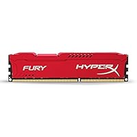 HyperX Fury HX316C10FR/8 Arbeitsspeicher 8GB (1600MHz, CL10) DDR3-RAM rot