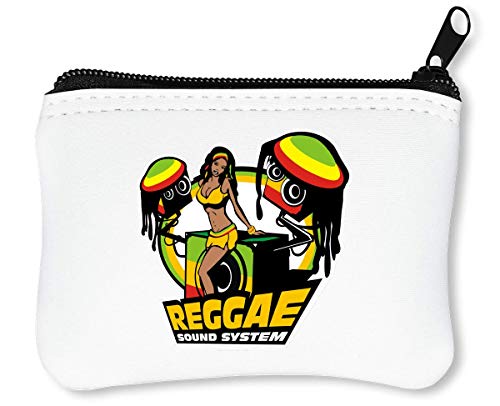 Preisvergleich Produktbild Reggae Soundsystem Reißverschluss-Geldbörse Brieftasche Geldbörse