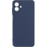 Aksesuarcim Samsung Galaxy A07 ile Uyumlu Silikon Kılıf Mat Pastel Renkli Parmak İzi Bırakmayan Yumuşak Kapak Biy Lacivert