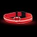 Price comparison product image Ina Ella USB Rechargeable LED Dog Necklace Collar Light Up Nylon Pet Collar Adjustable Flashing Light Collar for Dogs Safe Night Walking