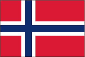 SHATCHI Norway Norwegian National Football Fans Supporters Premium Eyelets 5 x 3ft Flag Norge 150cm x 90 cm, Polyester