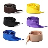 Cordones y cordones de estilo de moda para adaptarse a todos los botines, zapatillas de deporte, mocasines y zapatillas sin cordones de color sólido, bombas; Ilumina tus zapatos deportivos u otros zapatos casuales. Muestra tu personalidad.