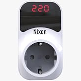 Nixon Premium Serisi 210/280 V 16 Amper Gerilim ve Volltaj Korumalı 2 Yıl Garantili Dijital Ekranlı Priz