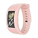 Produktbild QHJ Armband Gear Fit 2 Band/Gear Fit 2 Pro,Sport Soft Silicone Wristband Ersatzband für Samsung Gear Fit2 Pro SM R365 / Gear Fit2 SM R360 Smartwatch 140mm 220mm (Rosa)