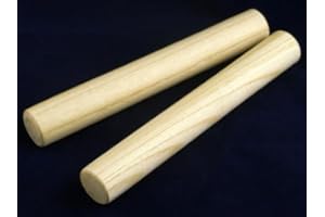 Tone Deaf Music 7" Hardwood maple Claves (2 per pack)