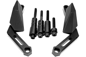 ZHUOWU Sliders Marco Marco Protector Anti-Caer para MT09 2013-2020 MT-09 Tracer 2014-2020 Tracer 900 GT 2018-2020 XSR900 2015-2020 XSR900 Abarth 2017-2020 Negro