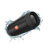 JBL Charge 2 + spritzwassergeschützt Tragbarer Bluetooth-Lautsprecher Schwarz