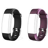 Sopear Ersatzarmband für fitness tracker ID115 HR Plus | YG11 PLUS HR | YAMAY Fitness Armband | CHEREEKI Fitness Tracker Farbdisplay & viele weitere Modelle aus hautfreundlichem TPU & nickelfreiem Verschluss