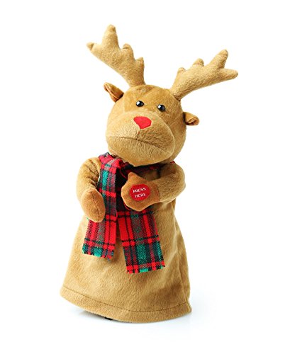 Preisvergleich Produktbild Cute Dancing and Singing Christmas Rudolph - Brown